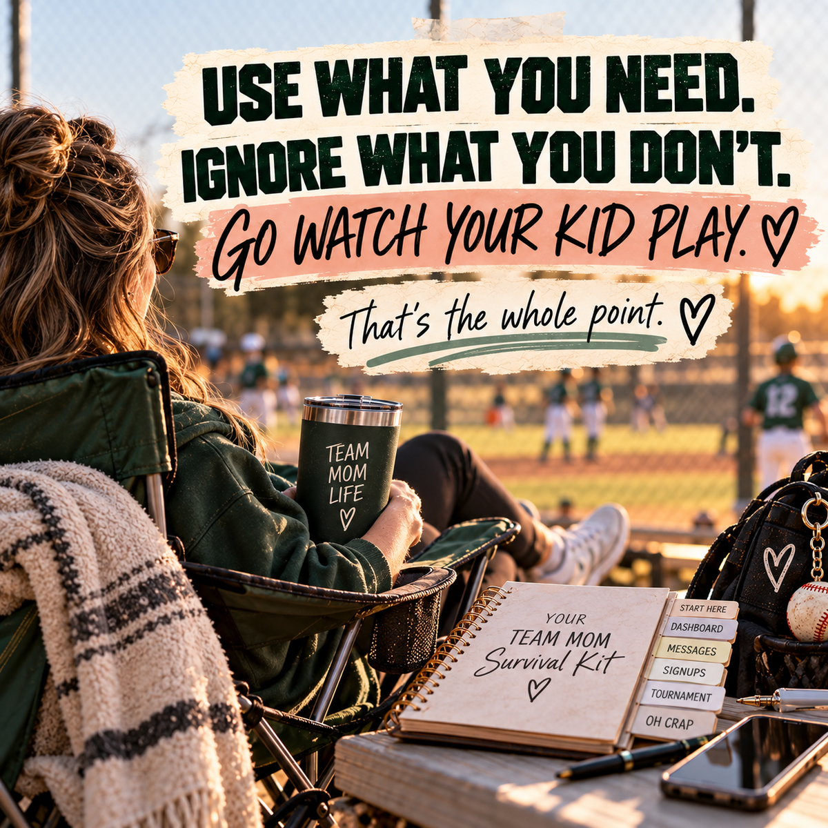 The Team Mom Survival Kit — Baseball Edition