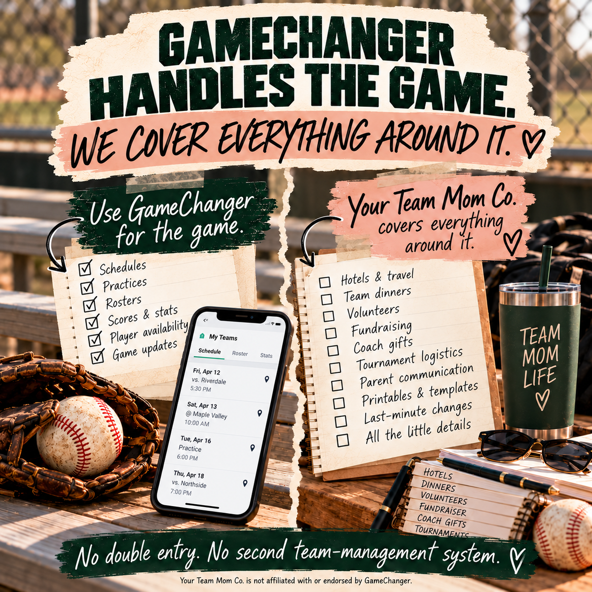 The Team Mom Survival Kit — Baseball Edition